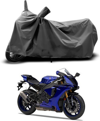 SEBONGO Waterproof Two Wheeler Cover for Yamaha(YZF, Grey)