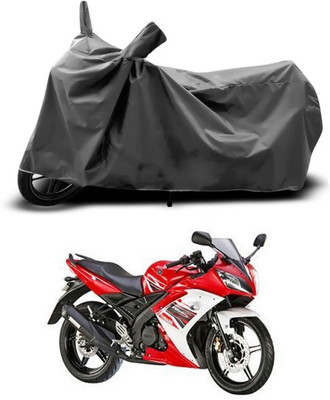 SEBONGO Waterproof Two Wheeler Cover for Yamaha(YZF R15 S, Grey)