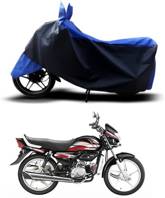 ANTHUB Two Wheeler Cover for Hero(HF Deluxe, Blue)