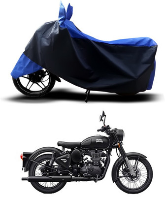 ANTHUB Two Wheeler Cover for Royal Enfield(Classic 350, Blue)