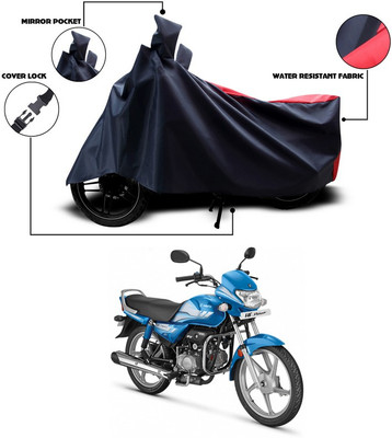 ANTHUB Two Wheeler Cover for Hero(HF Deluxe, Red)