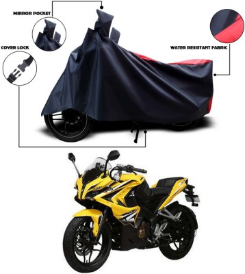 ANTHUB Two Wheeler Cover for Bajaj(Pulsar 200 NS DTS-i, Red)