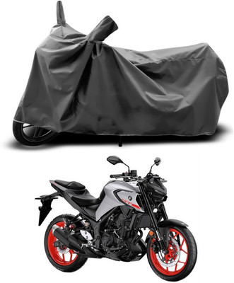 ANTHUB Two Wheeler Cover for Yamaha(MT 15, Grey)