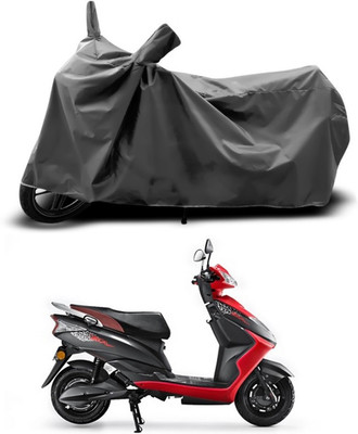 SEBONGO Two Wheeler Cover for Ampere(Zeal, Grey)