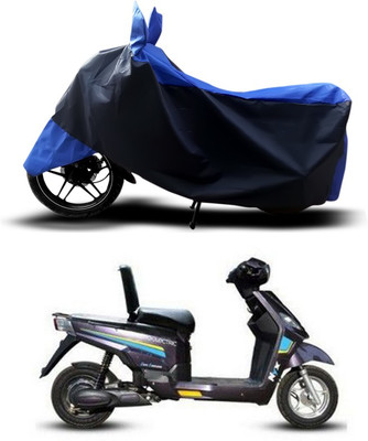 SEBONGO Two Wheeler Cover for Hero(Electric NYX, Blue)