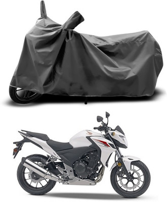 SEBOMJO Two Wheeler Cover for Honda(Grey)