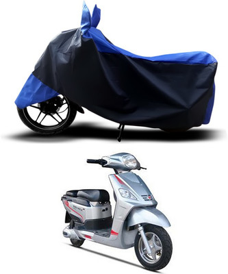 SEBONGO Two Wheeler Cover for Hero(Electric NYX e5, Blue)