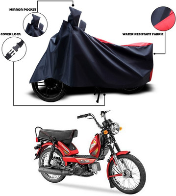 SEBONGO Two Wheeler Cover for TVS(Heavy Duty Super XL, Grey)