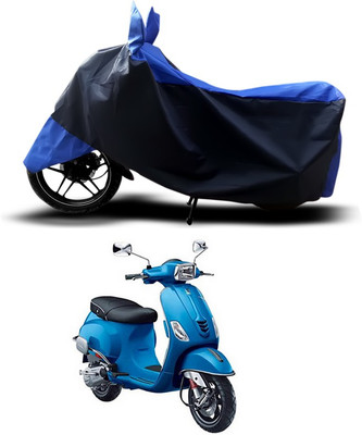 ANTHUB Two Wheeler Cover for Vespa(Vespa, Blue)