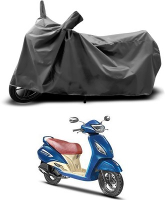 SEBONGO Waterproof Two Wheeler Cover for TVS(Jupiter, Grey)