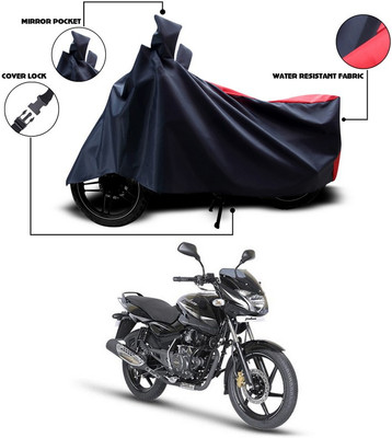 SEBONGO Two Wheeler Cover for Bajaj(Pulsar 150, Blue, Red)
