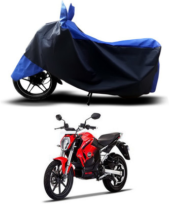 ANTHUB Two Wheeler Cover for Revolt(RV 400, Blue)