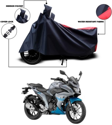 SEBONGO Two Wheeler Cover for Yamaha(Fazer, Red, Blue)