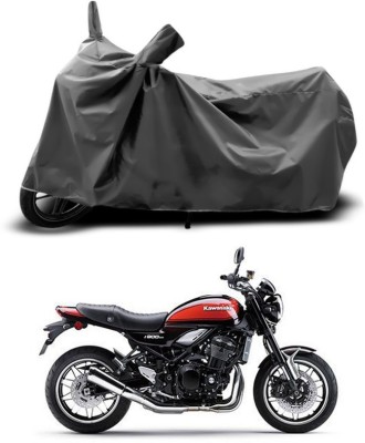 SEBONGO Two Wheeler Cover for Kawasaki(Grey)