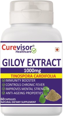 Curevisor Giloy Extract-1000mg (Immunity Booster) Capsule(60 No)