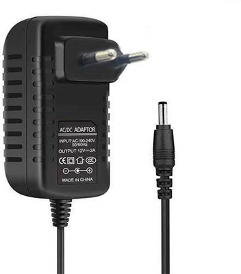 Revice SMPS Power Adapter 12 V 2A DC (2.5mm Pin) for Set Top Box/DTH, LED Strip Lights, CCTV Camera Worldwide Adaptor(Black)