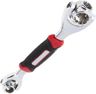 Fitaza 48 in 1 Socket Wrench Tools Works with Splin Torx Multi-Function Socket Wrench 48 Tools in One Double Sided Combination Wrench(Pack of 1)