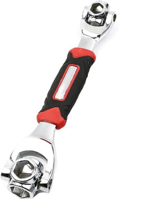 Drunna 48-in-1 Tiger Wrench Tools Socket Works with Spline Bolts Torx 360 Degree 6-Point Universal Furniture Car Repair Hand Tool Multi-Function Socket Wrench 48 Tools in One with 360 Degree Rotating Head | Tiger Wrench Works with Spline Bolts | 6-Point, 12-Point, and Any Size Standard or Metric Mul