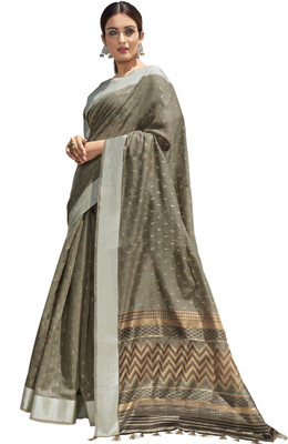 Gaurangi Creation Printed Bollywood Pure Cotton Saree(Green)