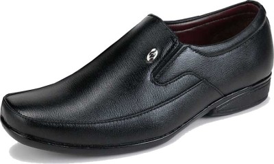 World Wear Footwear Slip On For Men(Black)