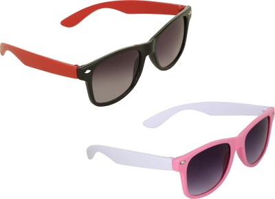 AMOUR Wayfarer Sunglasses(For Boys & Girls, Black)