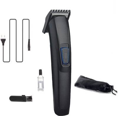 MECHMINO Rechargeable HTC-522 Cordless Premium Quality Strong Power Low Sound Trimmer For Both Men &amp; Women  Runtime: 45 min Trimmer for Men &amp; Women  (Black)