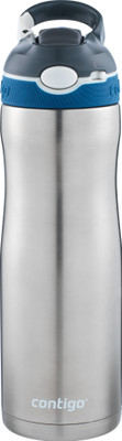 Contigo 590 ml Steel Sipper(Pack of 1, Steel/Chrome)