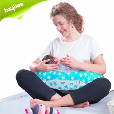 baybee Nursing Pillow Cover | Slipcover Breast feeding PIllow | Best for Breastfeeding Moms | Soft Fabric Fits comfortable On infant Nursing Pillows to Aid Mothers While Breast Feeding | Great Baby Shower Gift- 6007 Breastfeeding Pillow