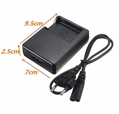 Lamkoti charger for Canon LP-E10 Battery Charger for Canon 1100D 1200D 1300D, T3 T5 T6,  Camera Battery Charger(Black)