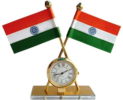 ELECTRIBLES India Rectangle Car Dashboard Flag(Nylon)