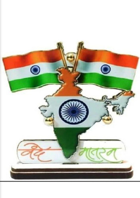 ELECTRIBLES India Rectangle Car Dashboard Flag(Nylon)