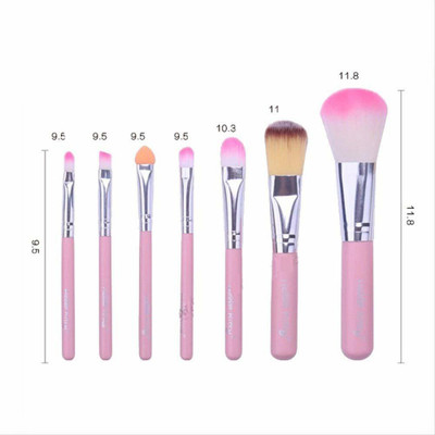 AVEU Complete Makeup Mini Brush Kit With A Storage Box - Set Of 7 Pcs(Pack of 7)