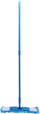 HARSH PET Dust Control Wet and Dry Floor Mop with telescopic long handle Wet & Dry Mop(Blue)