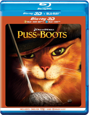 Puss in Boots (Blu-ray 3D & Blu-ray) (2-Disc)(3D Blu-ray English)