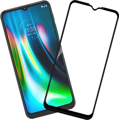 HUPSHY Edge To Edge Tempered Glass for Motorola Moto G9(Pack of 1)