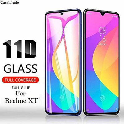 11D Edge To Edge Tempered Glass for Realme XT(Pack of 1)