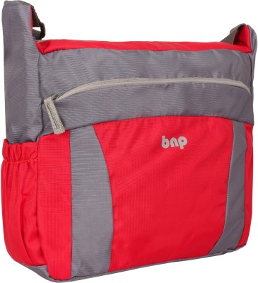 BAGS N PACKS Red, Grey Sling Bag Unisex Sling Cross body Bag -(BNP 0201) Grey/Red Clr