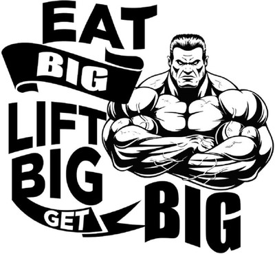 amazinghub 60 cm a_eatbigsolution Self Adhesive Sticker(Pack of 1)