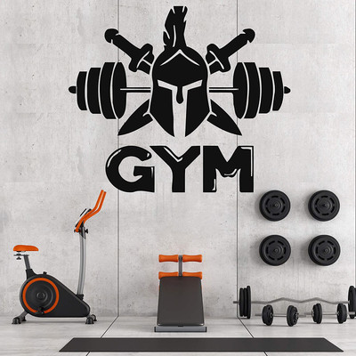 amazinghub 60 cm a_gymspartannew Self Adhesive Sticker(Pack of 1)
