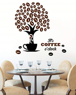 marvellous 80 cm m_newcoffedecal Self Adhesive Sticker(Pack of 1)