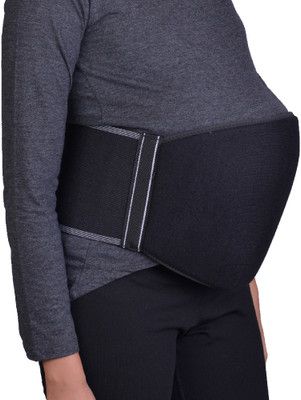 Orthtex Primium Pregnancy Belt with Softness Abdominal Belt(Black)