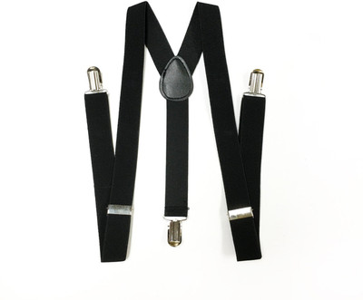 GXYS Y- Back Suspenders for Men(Black)