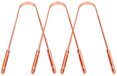 Nurpi Copper Tongue Cleaner(Pack of 3)