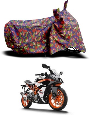 ANTHUB Waterproof Two Wheeler Cover for KTM(RC 390, Multicolor)