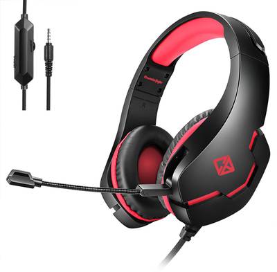 Cosmic Byte Stardust Wired Gaming Headset  (Red, On the Ear)