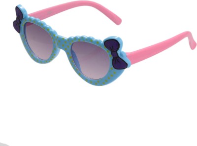 Soku Shopee Oval Sunglasses(For Boys & Girls, Blue)