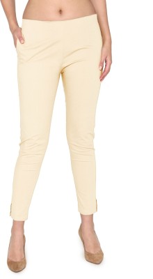 VAMI Regular Fit Women Beige Trousers