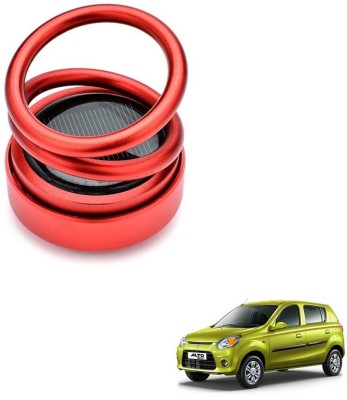 Auto Smart Look ASL2462 Car Solar Ring Air Freshener Double Loop Rotary Air Conditioner Dashboard Air Freshener Perfume Red For Maruti Alto 800 Air Purifier(Pack of 1)