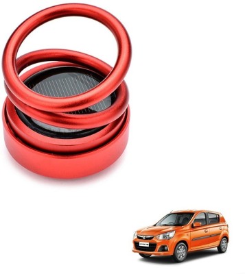Auto Smart Look ASL2461 Car Solar Ring Air Freshener Double Loop Rotary Air Conditioner Dashboard Air Freshener Perfume Red For Maruti Alto K10 Air Purifier(Pack of 1)