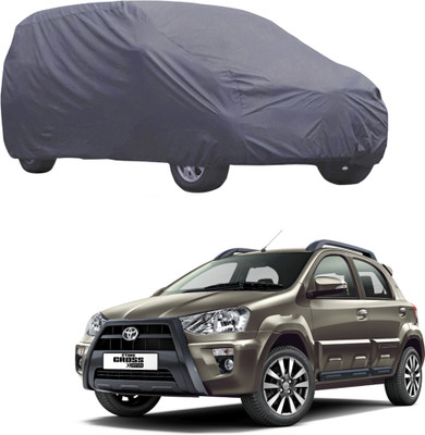 ABS AUTO TREND Car Cover For Toyota Etios Cross (Without Mirror Pockets)(Grey)